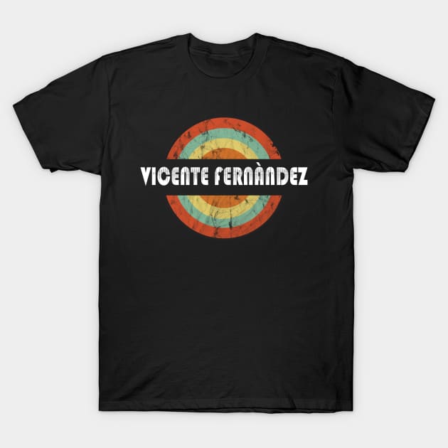 Round Vintage_VicenteFernandez T-Shirt by agus satpam